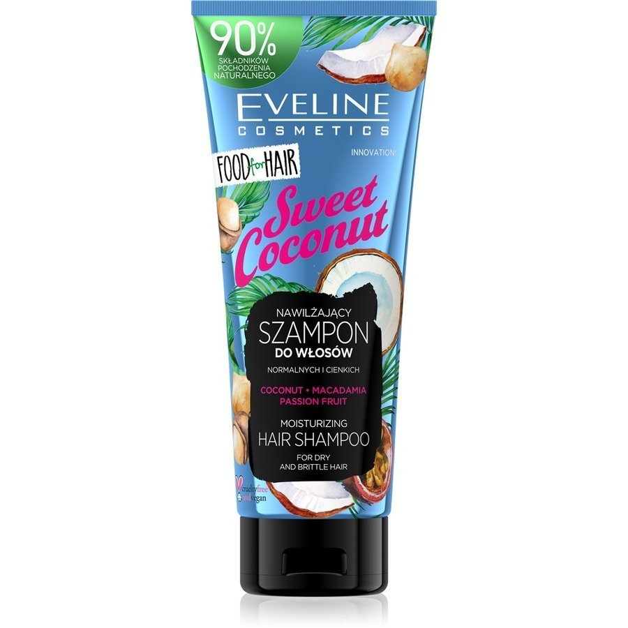 41877671601468045 Food For Hair Sweet Coconut szampon do włosów normalnych i cienkich 250ml - obrazek 1
