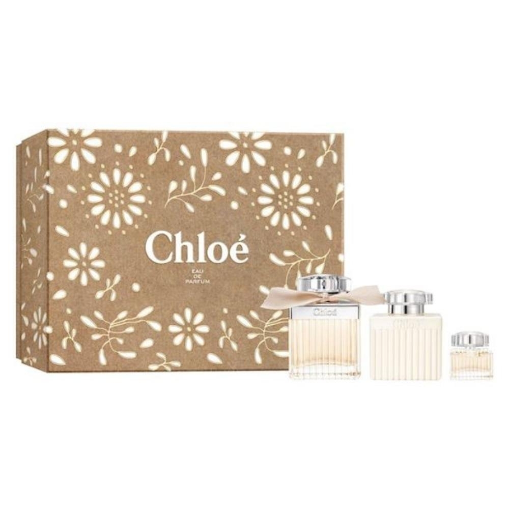 41915491667546481 Chloe zestaw woda perfumowana spray 75ml + balsam do ciała 100ml + miniatura wody perfumowanej 5ml - obrazek 1