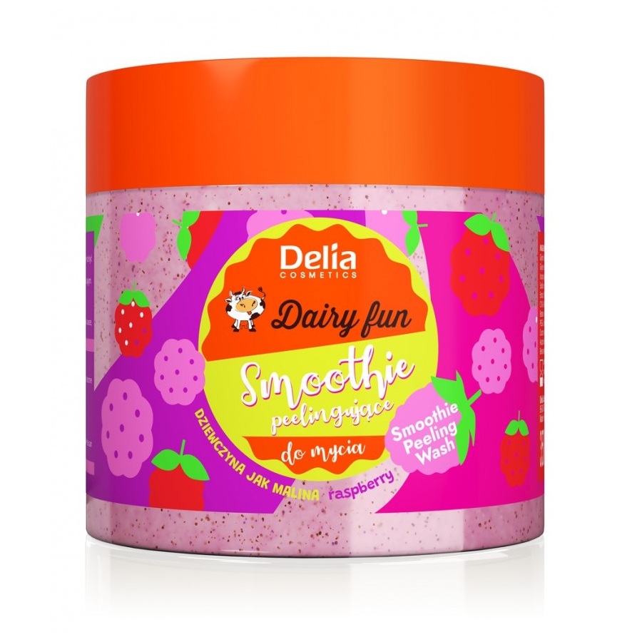 41954821662035717 Dairy Fun peelingujące smoothie do mycia ciała Dziewczyna Jak Malina 350ml - obrazek 1