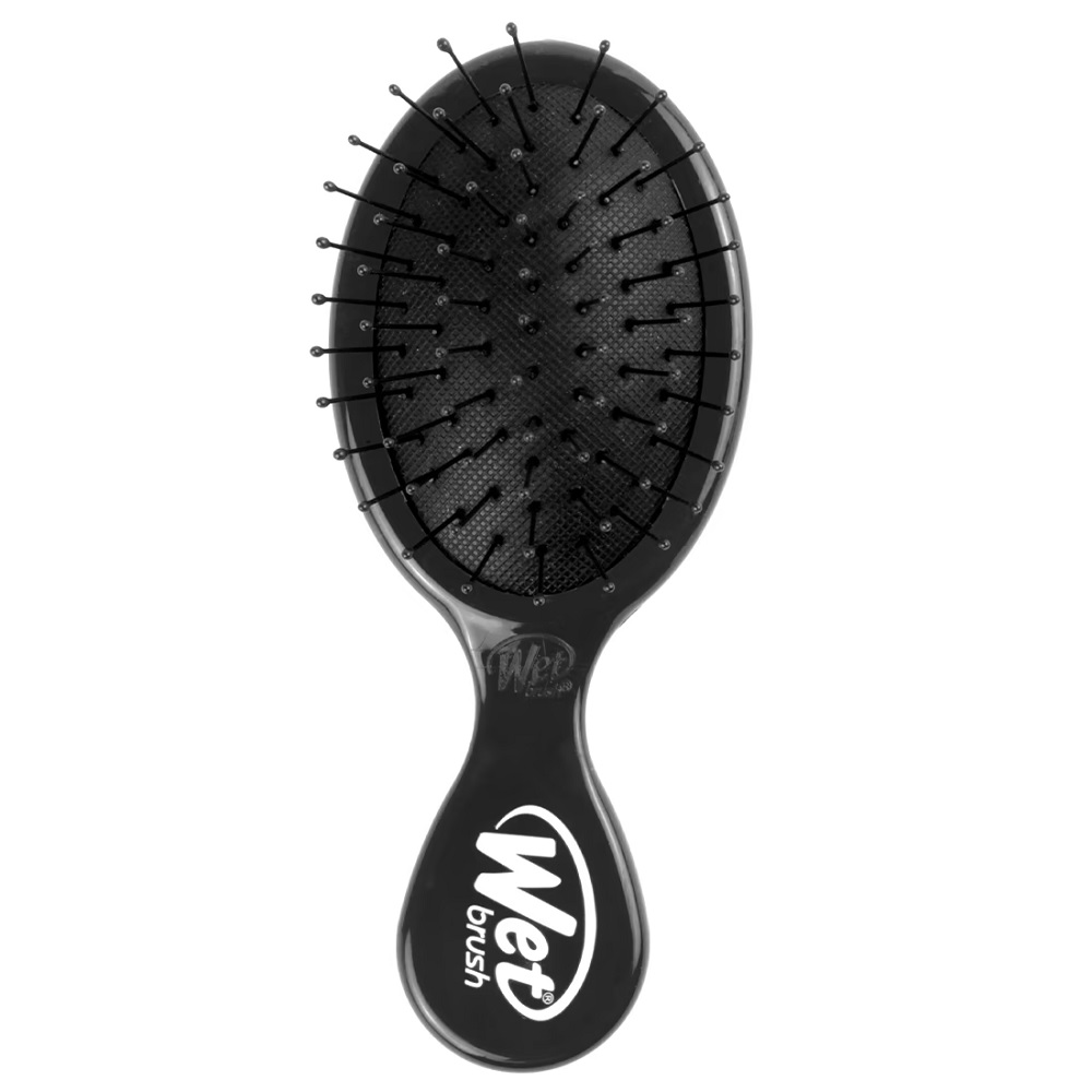 41999661713167864 Mini Detangler mała szczotka do włosów Black - obrazek 1