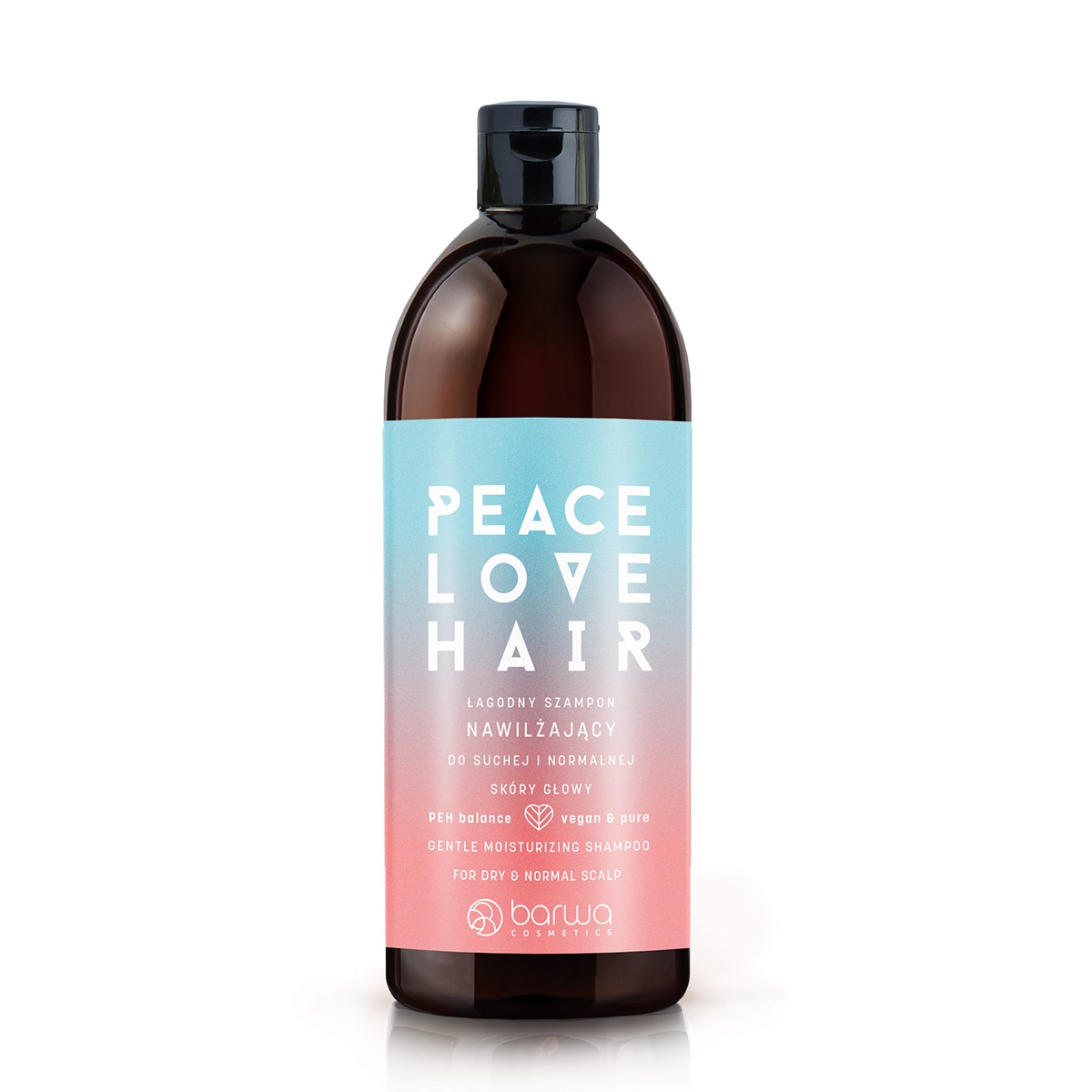 42044231678442978 Peace Love Hair łagodny szampon nawilżający do suchej i normalnej skóry głowy 480ml - obrazek 1