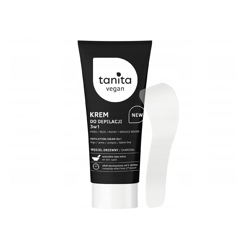42066381647923051 Vegan krem do depilacji ciała 3w1 Węgiel Drzewny 150ml - obrazek 1