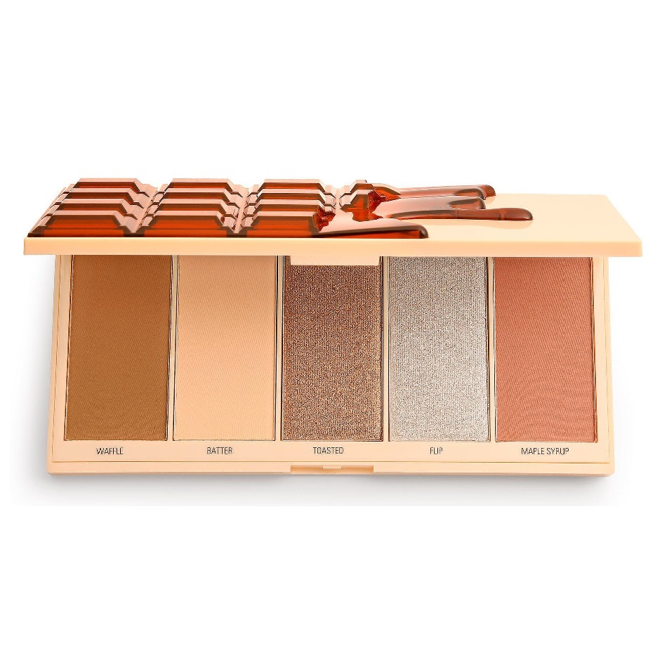 42111661685102834 I Heart Revolution Chocolate Face Palette paleta cieni do powiek Waffle 18g - obrazek 1