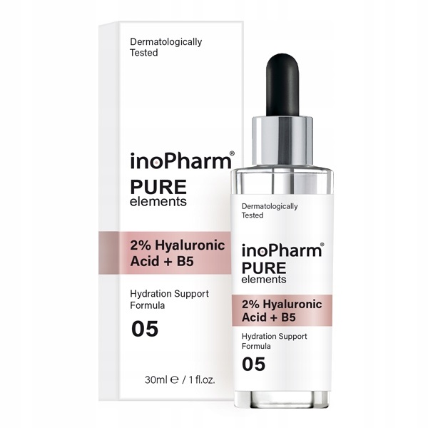 42121621660051723 Pure Elements 2% Hyaluronic Acid + B5 serum do twarzy z kwasem hialuronowym i witaminą B5 30ml - obrazek 1