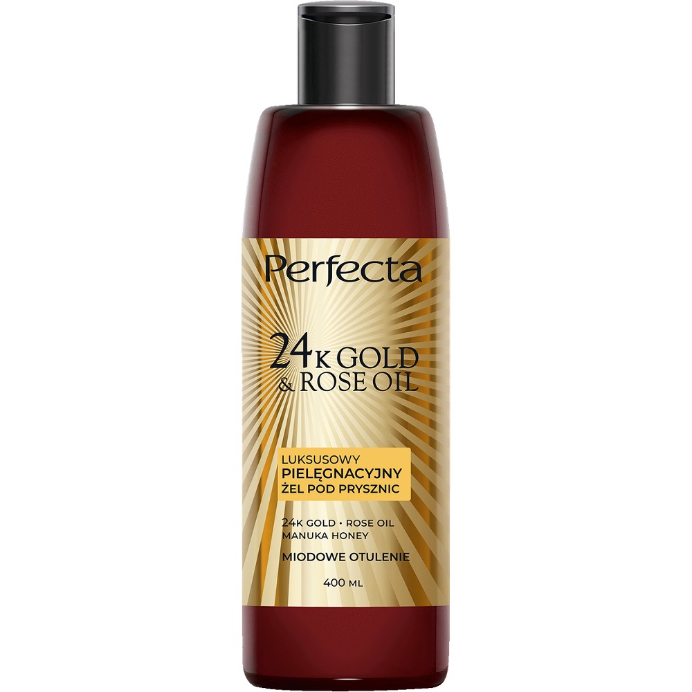 42206771715830861 24K Gold & Rose Oil luksusowy pielęgnacyjny żel pod prysznic Miodowe Otulenie 400ml - obrazek 1
