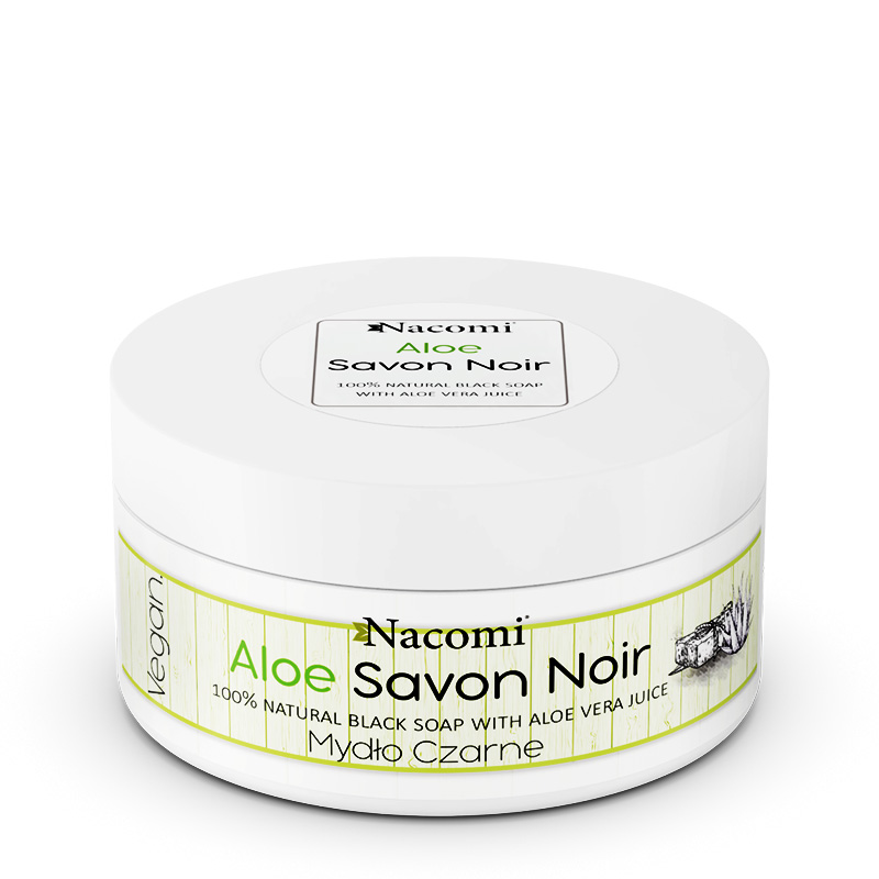 42221811657025375 Aloe Savon Noir aloesowe czarne mydło z sokiem z aloesu 125g - obrazek 1