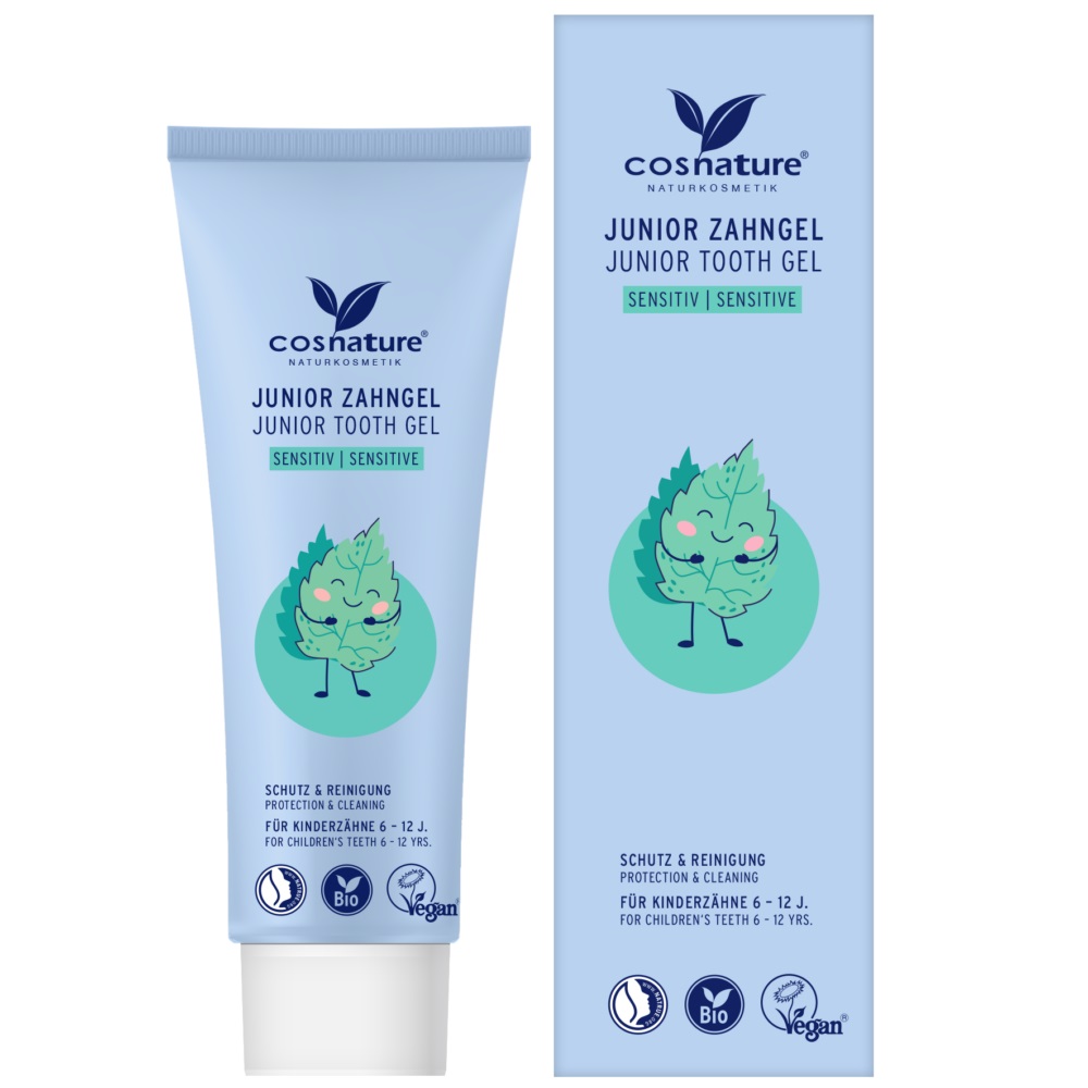 42335801751604088 Junior Tooth Gel żel do wrażliwych zębów dla dzieci z rumiankiem i miętą 75ml - obrazek 1