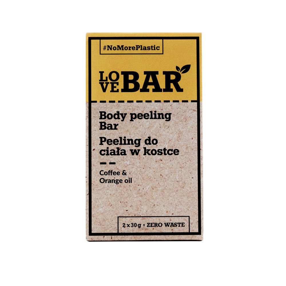 42349981614165705 Body Peeling Bar peeling do ciała w kostce Kawa & Pomarańczowy Olejek 2x30g - obrazek 1