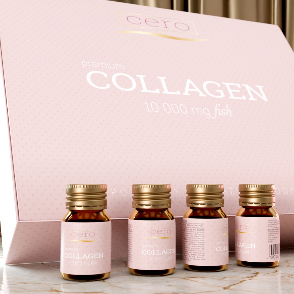 42353261765196882 Premium Collagen 10 000 mg fish suplement diety w formie shotów 30x30ml - obrazek 1