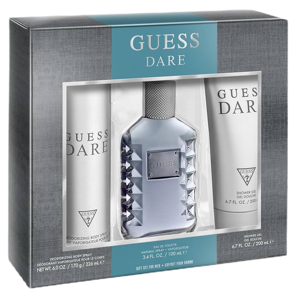 42542361732079583 Dare for Men zestaw woda toaletowa spray 100ml + żel pod prysznic 200ml + dezodorant spray 226ml - obrazek 1