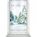 Duża świeca zapachowa z dwoma knotami Snow Capped Fraser 623g
