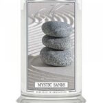 Duża świeca zapachowa z dwoma knotami Mystic Sands 623g