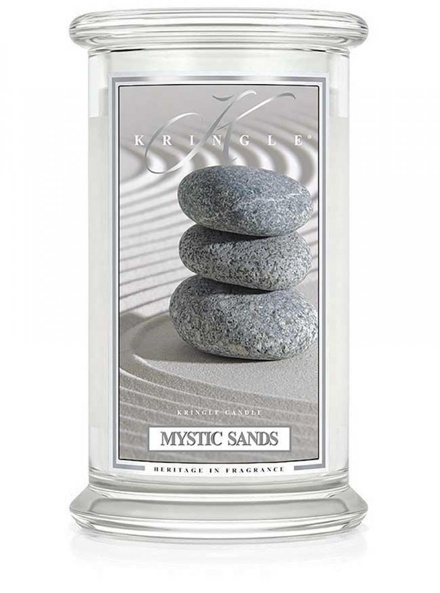 42619161608810719 Duża świeca zapachowa z dwoma knotami Mystic Sands 623g - obrazek 1