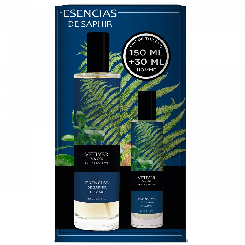 42746501679489369 Esencias Vetiver & Moss zestaw woda toaletowa spray 150ml + woda toaletowa spray 30ml - obrazek 1