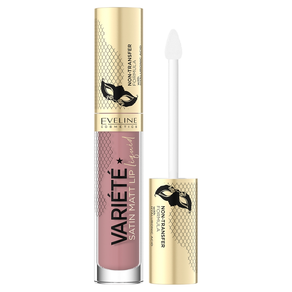42844731699470490 Variete Satin Matt Lip Liquid pomadka w płynie z kwasem hialuronowym 02 4.5ml - obrazek 1