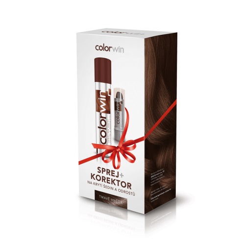 42931831661419260 Zestaw Retouch spray do retuszowania odrostów 75ml + korektor 4.6g Ciemny Brąz - obrazek 1