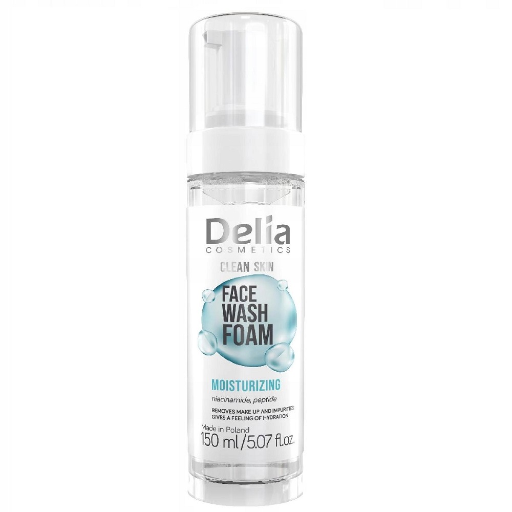 43023901761386655 Clean Skin nawilżająca pianka do mycia twarzy 150ml - obrazek 1