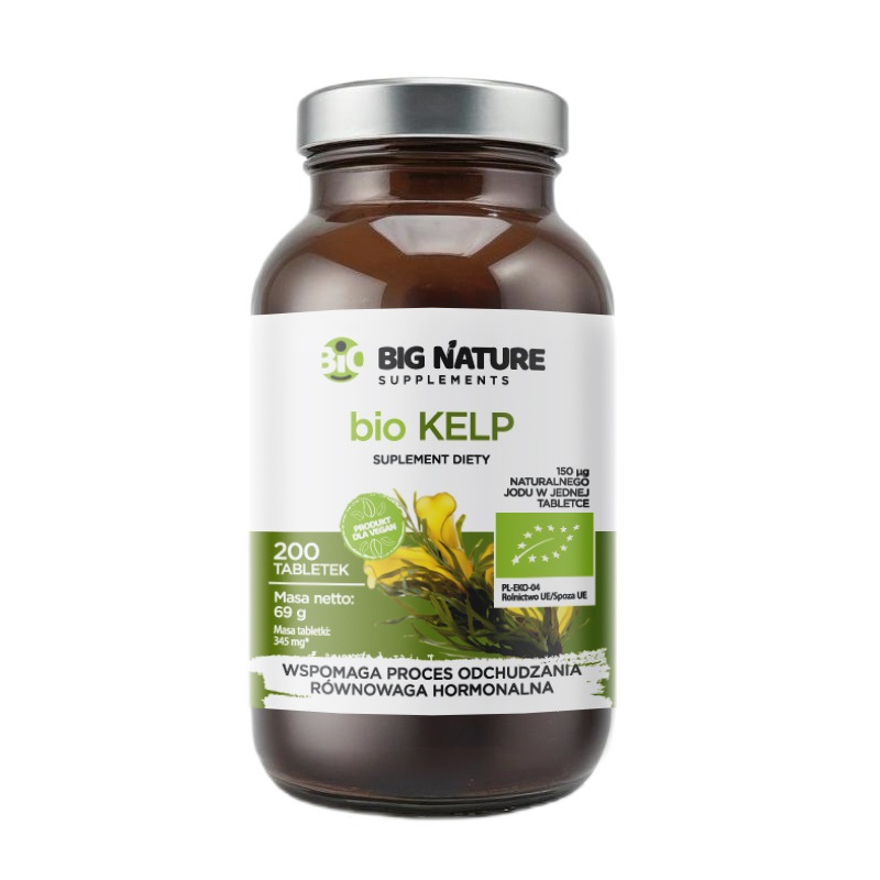 43195931763609321 Bio Kelp suplement diety 200 tabletek - obrazek 1