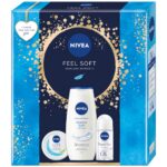 Feel Soft zestaw antyperspirant roll-on 50ml + krem intensywnie nawilżajacy 100ml + żel pod prysznic 250ml