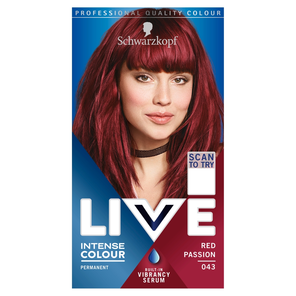 43296981689153456 Live Intense Colour farba do włosów 043 Red Passion - obrazek 1