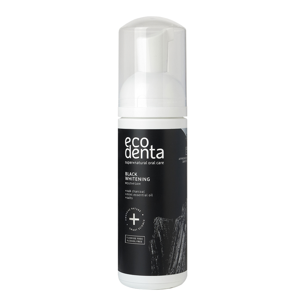 43358291632118545 Black Whitening Mouthfoam wybielająca pianka do płukania jamy ustnej 150ml - obrazek 1
