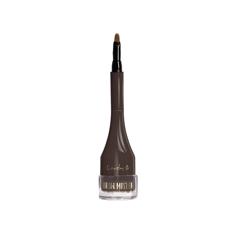 43388541646831159 Brow Master Waterproof Pomade pomada wodoodporna do brwi 02 Dark Brown - obrazek 1