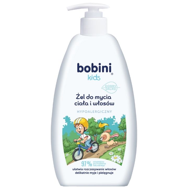 43406521677132991 Kids hipoalergiczny żel do mycia ciała i włosów 500ml - obrazek 1