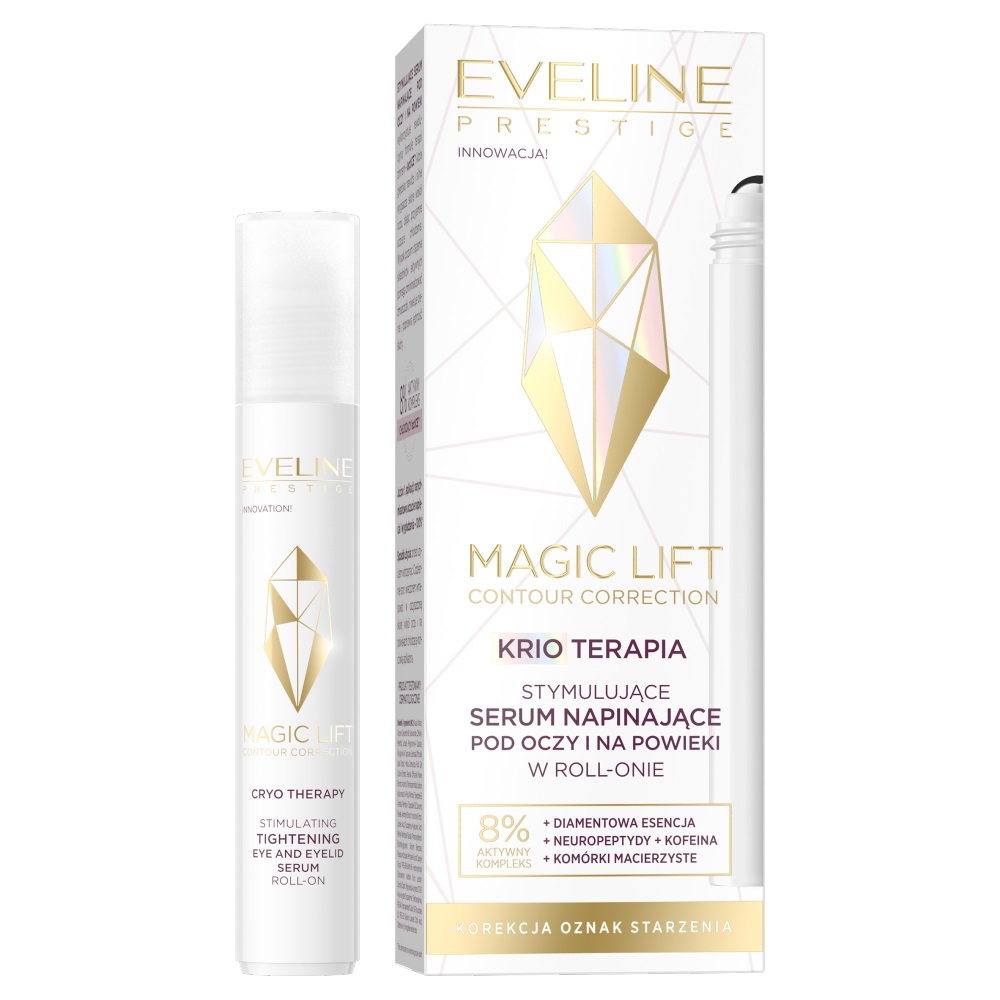 43546751714642786 Magic Lift stymulujące serum napinające pod oczy i na powieki w roll-onie 15ml - obrazek 1