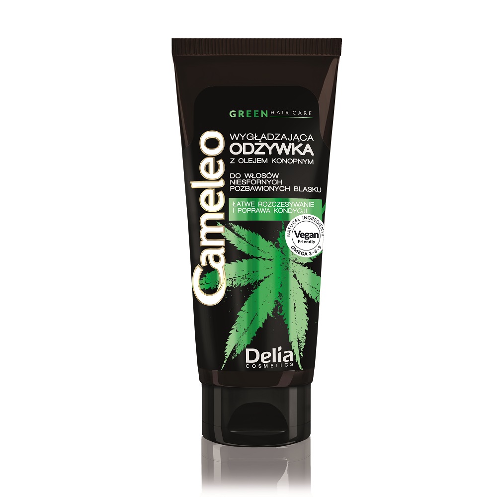 43585171617965696 Green Hair Care wygładzająca odżywka z olejem konopnym do włosów niesfornych 200ml - obrazek 1