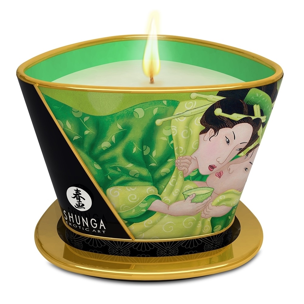 43660651632835083 Massage Candle świeca do masażu Green Tea 170ml - obrazek 1