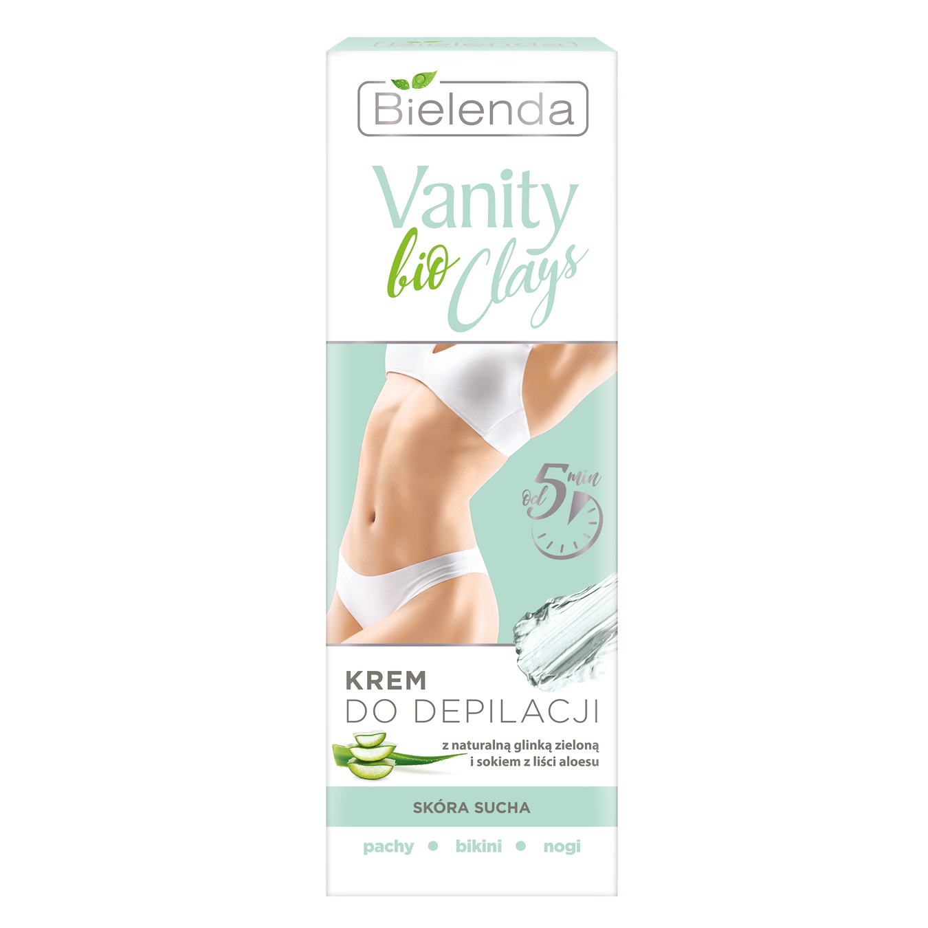 4377561677684401 Vanity Bio Clays krem do depilacji z glinką zieloną 100ml - obrazek 1