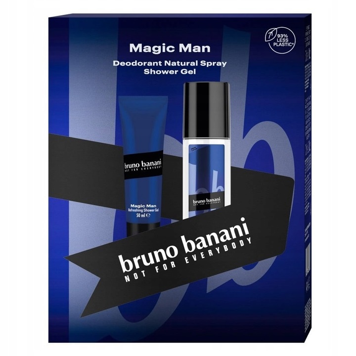 43841241696566597 Magic Man zestaw dezodorant w naturalnym sprayu 75ml + żel pod prysznic 50ml - obrazek 1