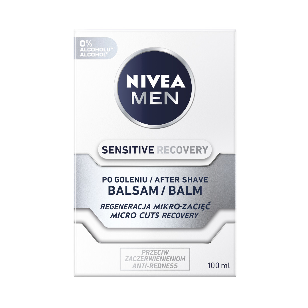 43867421652274185 Men Sensitive Recovery regenerujący balsam po goleniu 100ml - obrazek 1