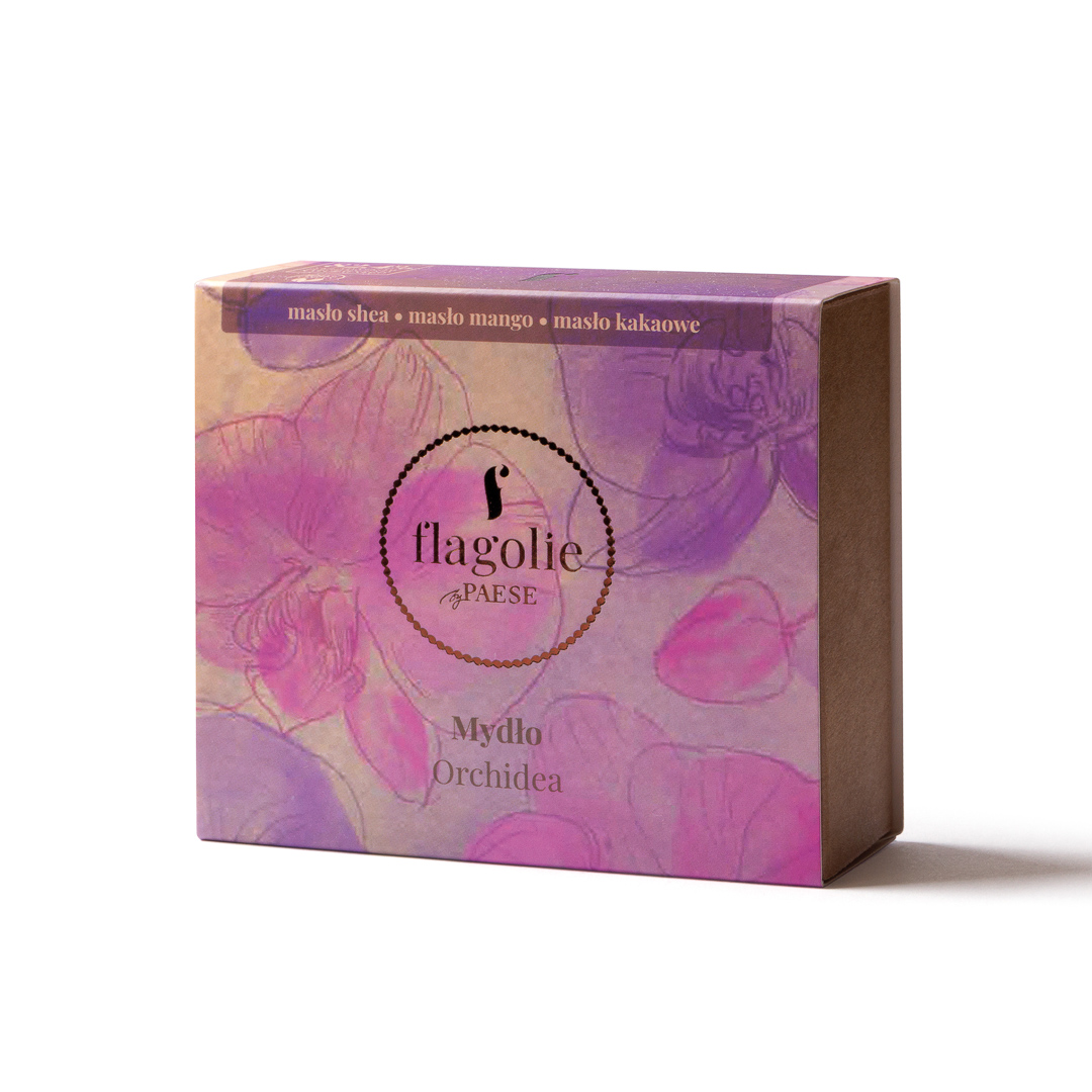 43985321687840519 Mydło wegańskie w kostce Orchidea 90g - obrazek 1