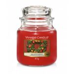 Świeca zapachowa średni słój Red Apple Wreath 411g