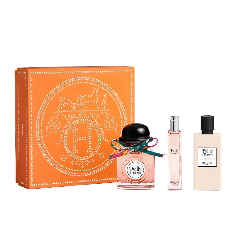 44096381736331753 Twilly D'Hermes zestaw woda perfumowana spray 85ml + woda perfumowana spray 15ml + balsam do ciała 80ml - obrazek 1