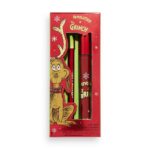 The Grinch x Revolution Little Max Lip Kit zestaw Liquid Lipstick pomadka w płynie 3ml + Lip Liner konturówka do ust 1g