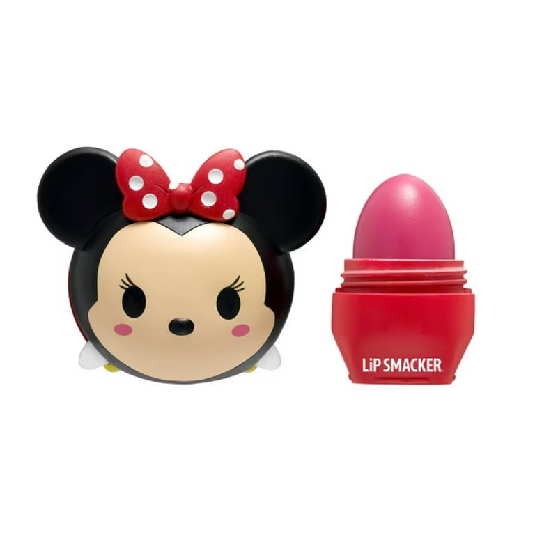 44172851716345168 Disney Tsum Tsum Lip Balm balsam do ust Minnie Strawberry Lollipop 7.4g - obrazek 1
