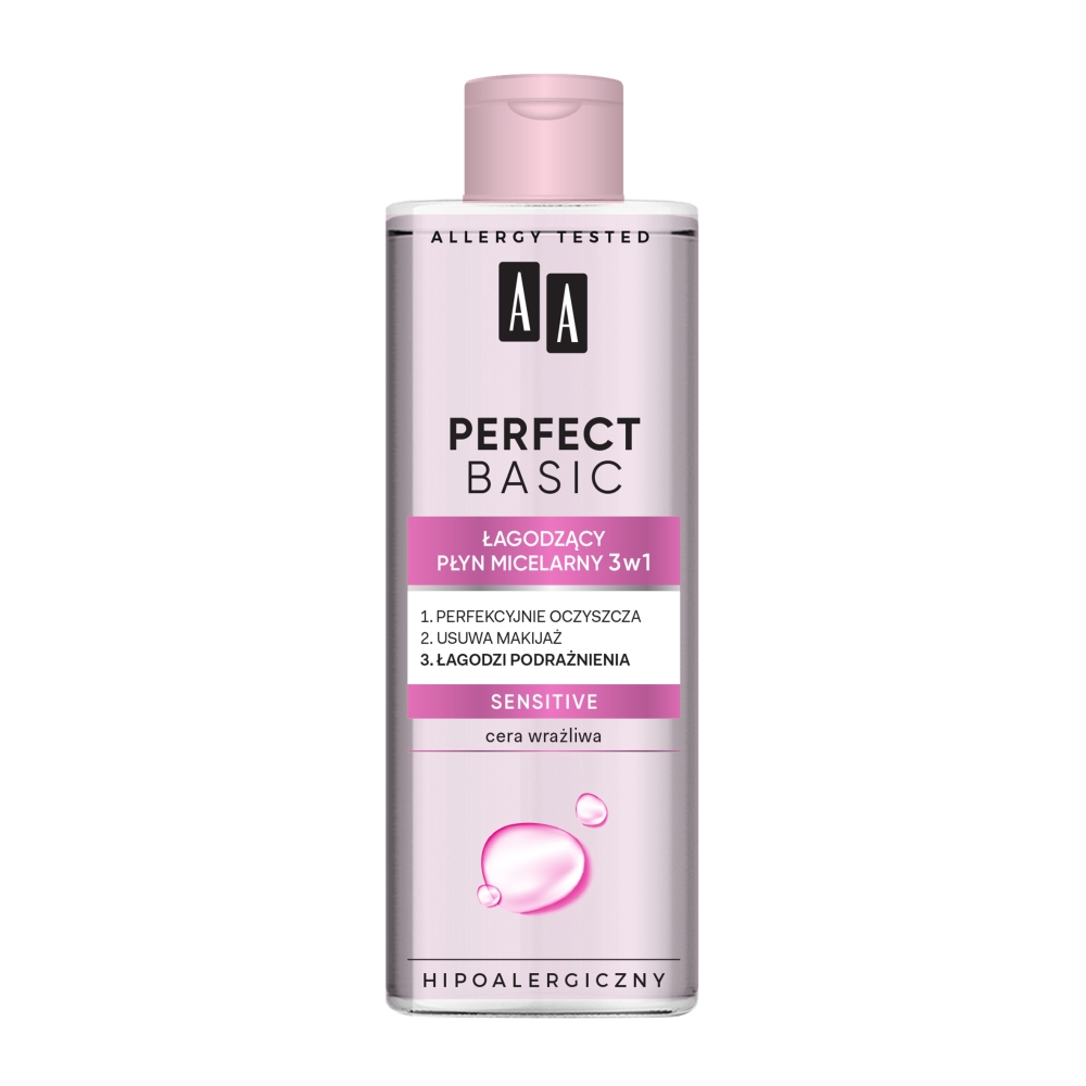 44203471633001349 Perfect Basic łagodzący płyn micelarny 3w1 Sensitive 200ml - obrazek 1