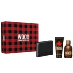 Wood Pour Homme zestaw woda toaletowa spray 100ml + żel pod prysznic 100ml + portfel