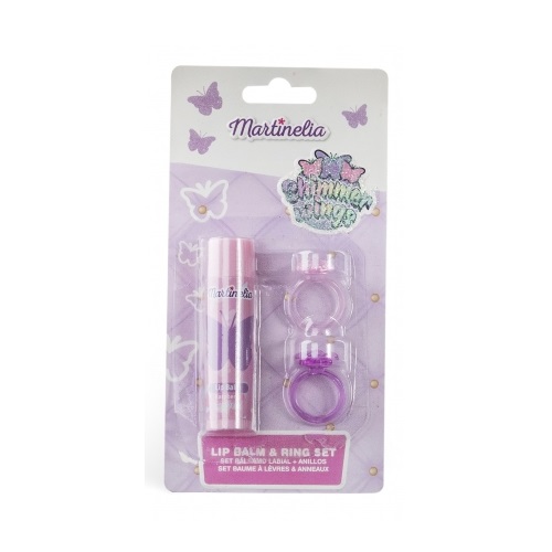 44300951700563178 Shimmer Wings zestaw balsam do ust + pierścionki 2szt. - obrazek 1