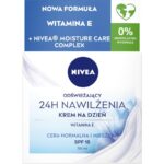 24H Nawilżenia odświeżający krem na dzień SPF15 cera normalna i mieszana 50ml