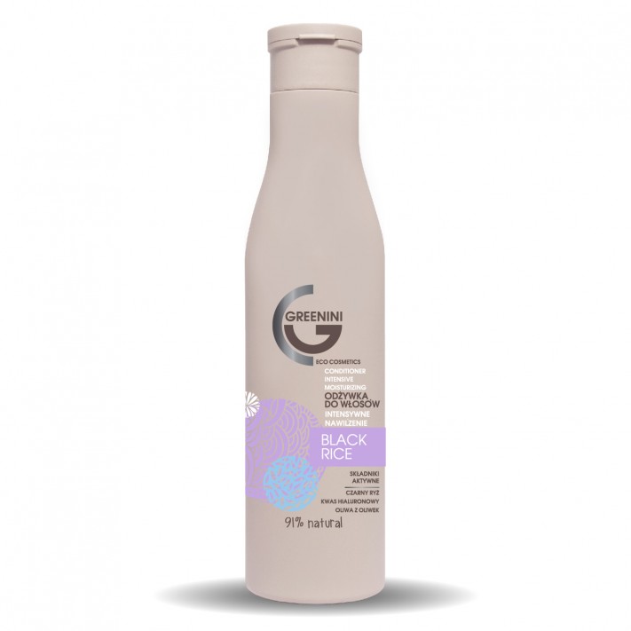 4437761625646264 Black Rice Conditioner intensywnie nawilżająca odżywka do włosów Czarny Ryż 250ml - obrazek 1