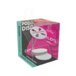 PodoDisc Pro metalowy wydłużony krążek do pedicure 20mm + zestaw wymiennych nakładek 180 5szt.
