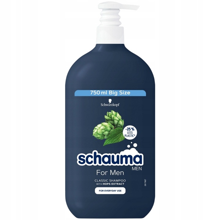 44435221709801982 For Men szampon do włosów dla mężczyzn do codziennego stosowania 750ml - obrazek 1