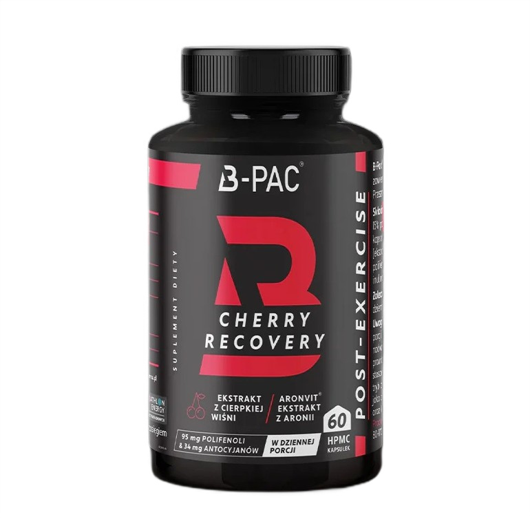 44457791762513784 B-PAC Cherry Recovery suplement diety 60 kapsułek - obrazek 1
