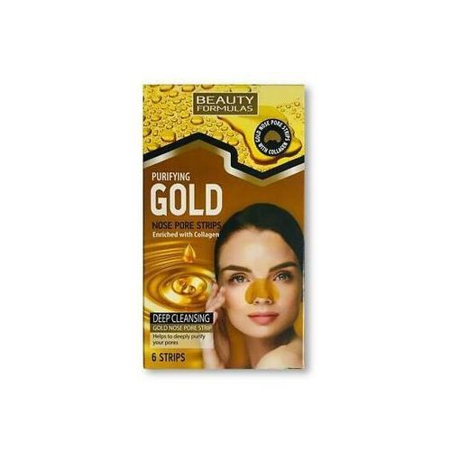 44487901588069326 Gold Nose Pore Strips złote oczyszczające paski na nos 6szt. - obrazek 1