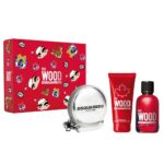 Red Wood Pour Femme zestaw woda toaletowa spray 100ml + żel pod prysznic 100ml + portfel