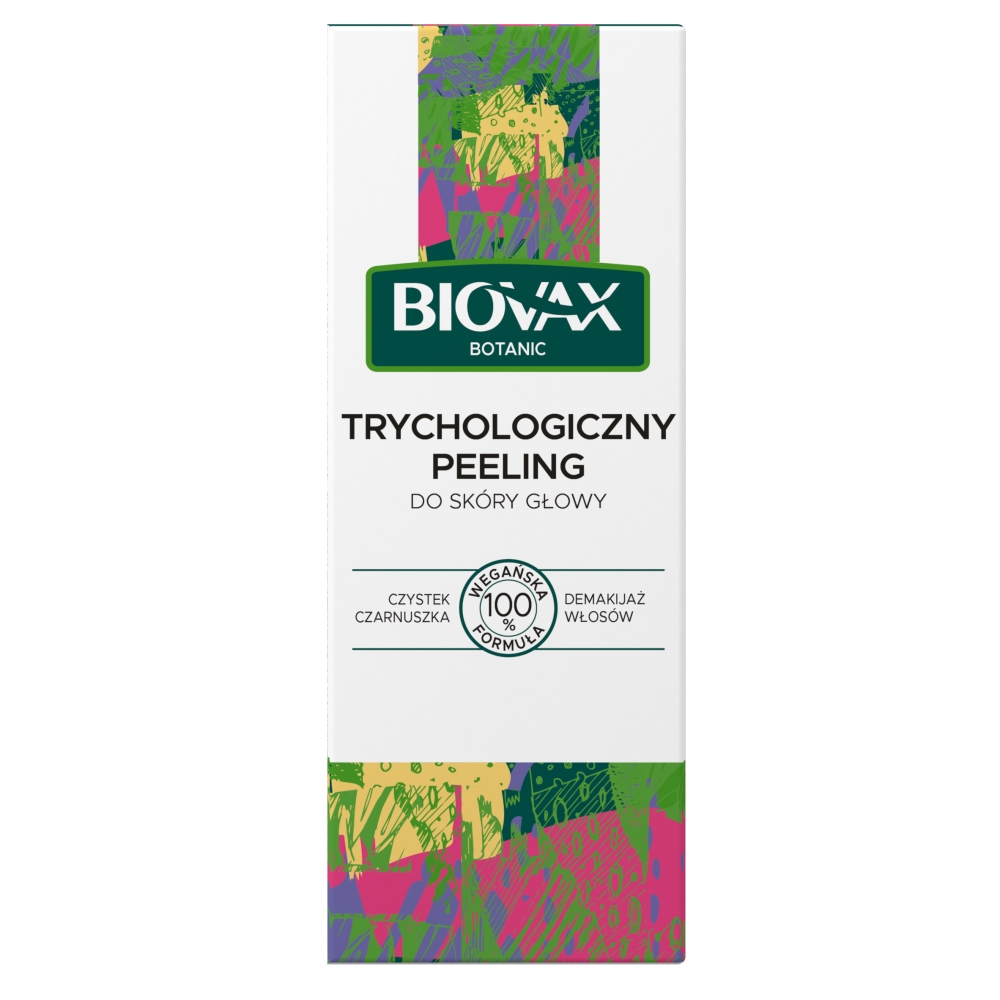 44585001659355070 Botanic trychologiczny peeling do skóry głowy Czystek i Czarnuszka 125ml - obrazek 1