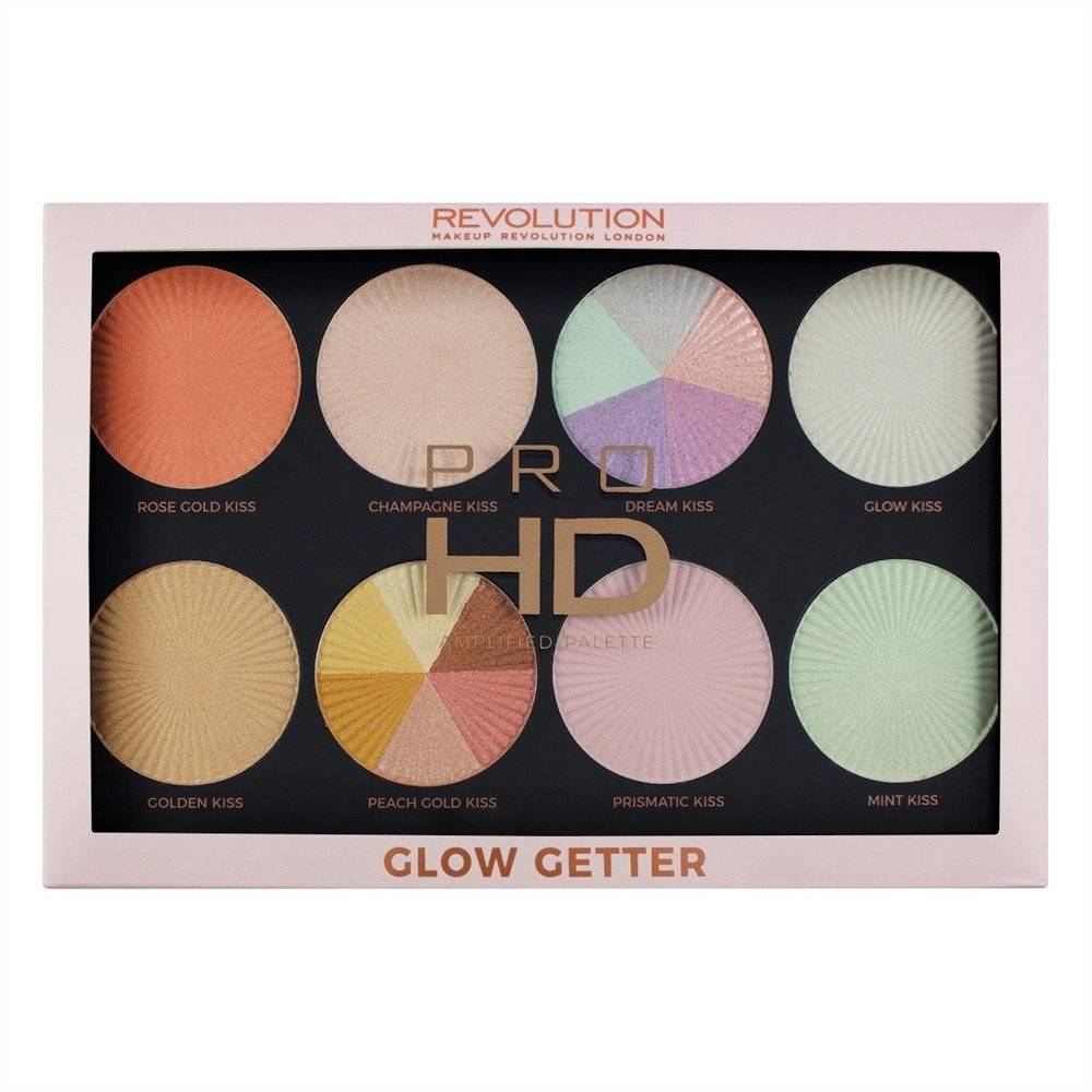 44594521647841079 Pro HD Glow Getter Palette paleta rozświetlaczy do twarzy 32g - obrazek 1